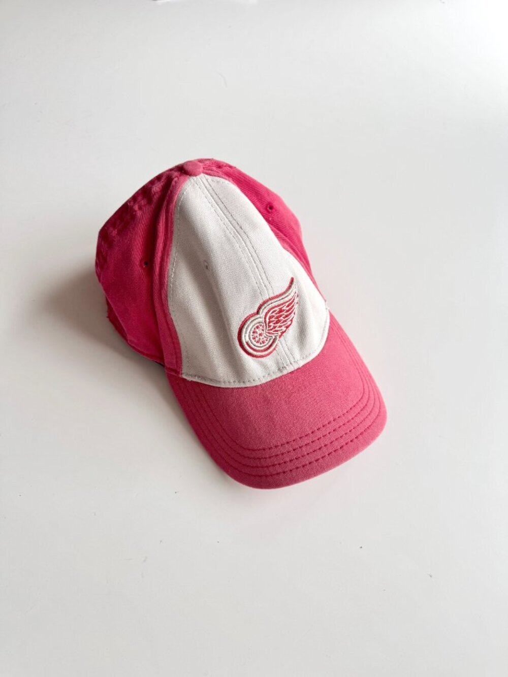 New Era NHL Detroit Red Wings Stretch Cotton Canvas Embroidered Baseball Hat
